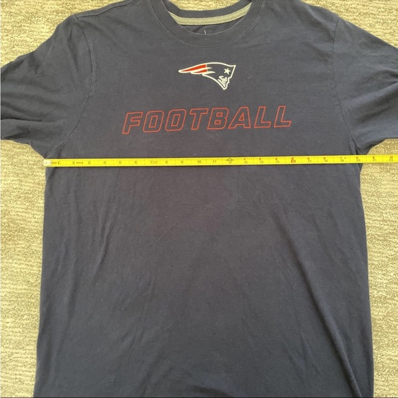 Nike New England Patriots Football T-shirt Men’s L Blue NFL Equipment Training - Picture 4 of 6